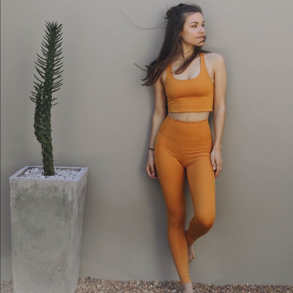 Girlfriend Collective Paloma Bra ‘Honey’ Sz Medium